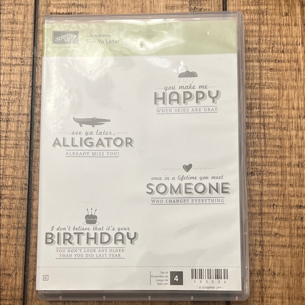 Stampin up See you later alligator stamp set